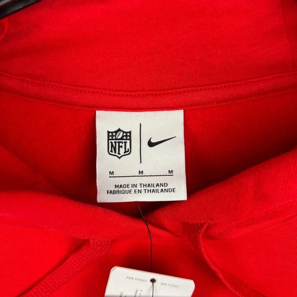 Nike Kansas City Chiefs NFL Hoodie Women Medium Red Pullover Long Sleeve New M
